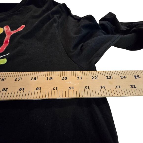 Women’s XL Bella Canvas Merry Bright Long Sleeve Graphic Christmas Tee Shirt - Picture 8 of 16